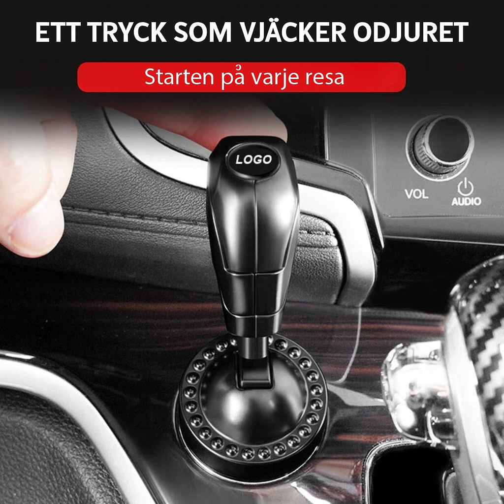 Startknapp med ett tryck för bil