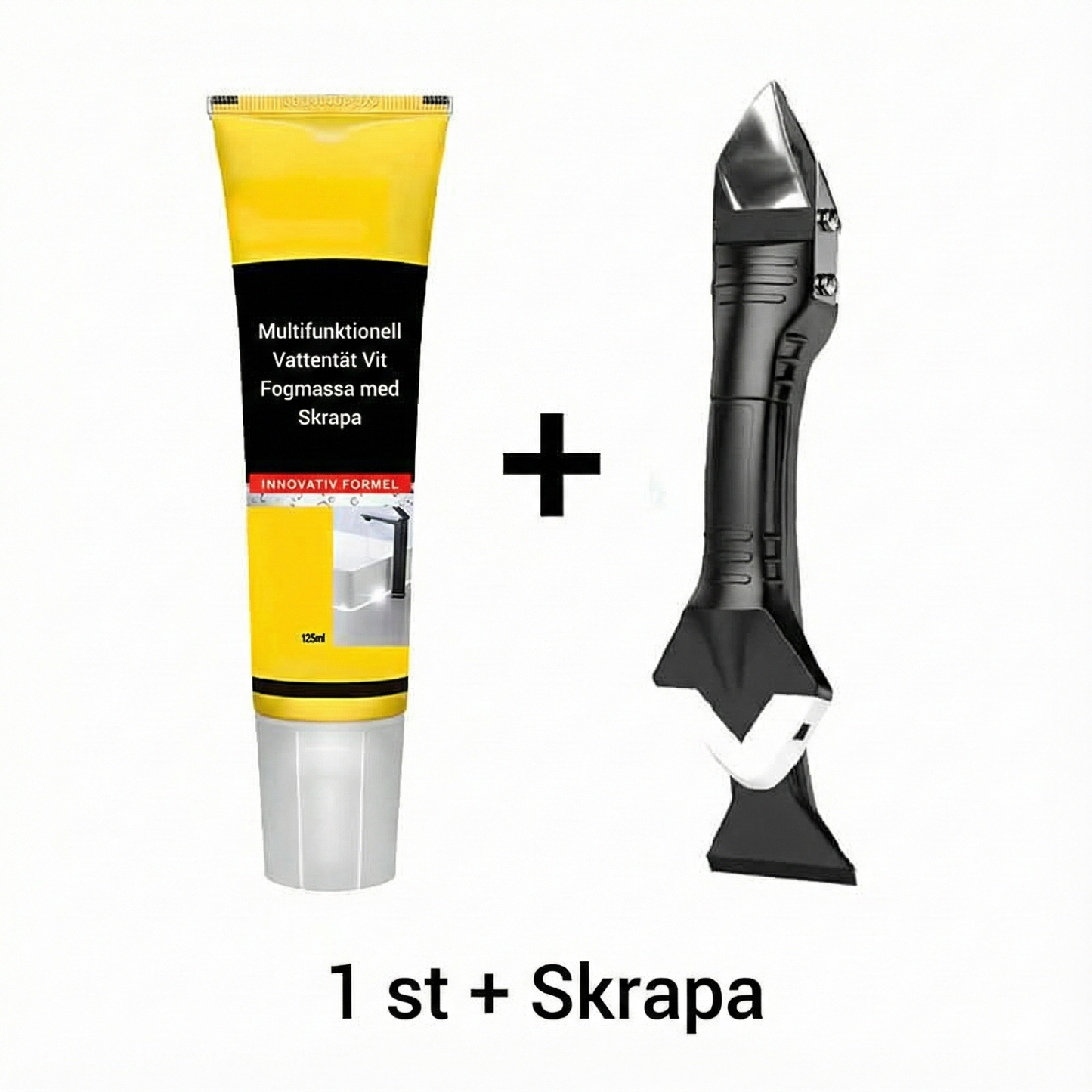 Multifunktionell vattentät vit tätningsmassa med skrapa (med skrapa)