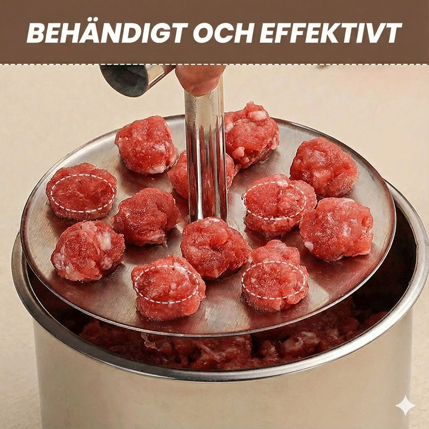 Köttbulleform! – Perfekta köttbullar i ett tryck