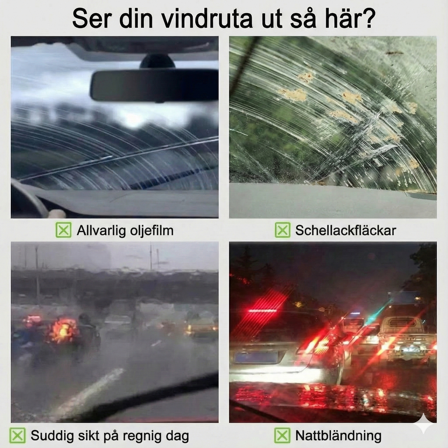 Kraftfull grön trasa: Tar bort oljefilm