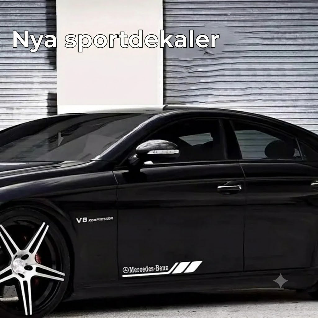 Dekorationsdekaler för bil (4 st)