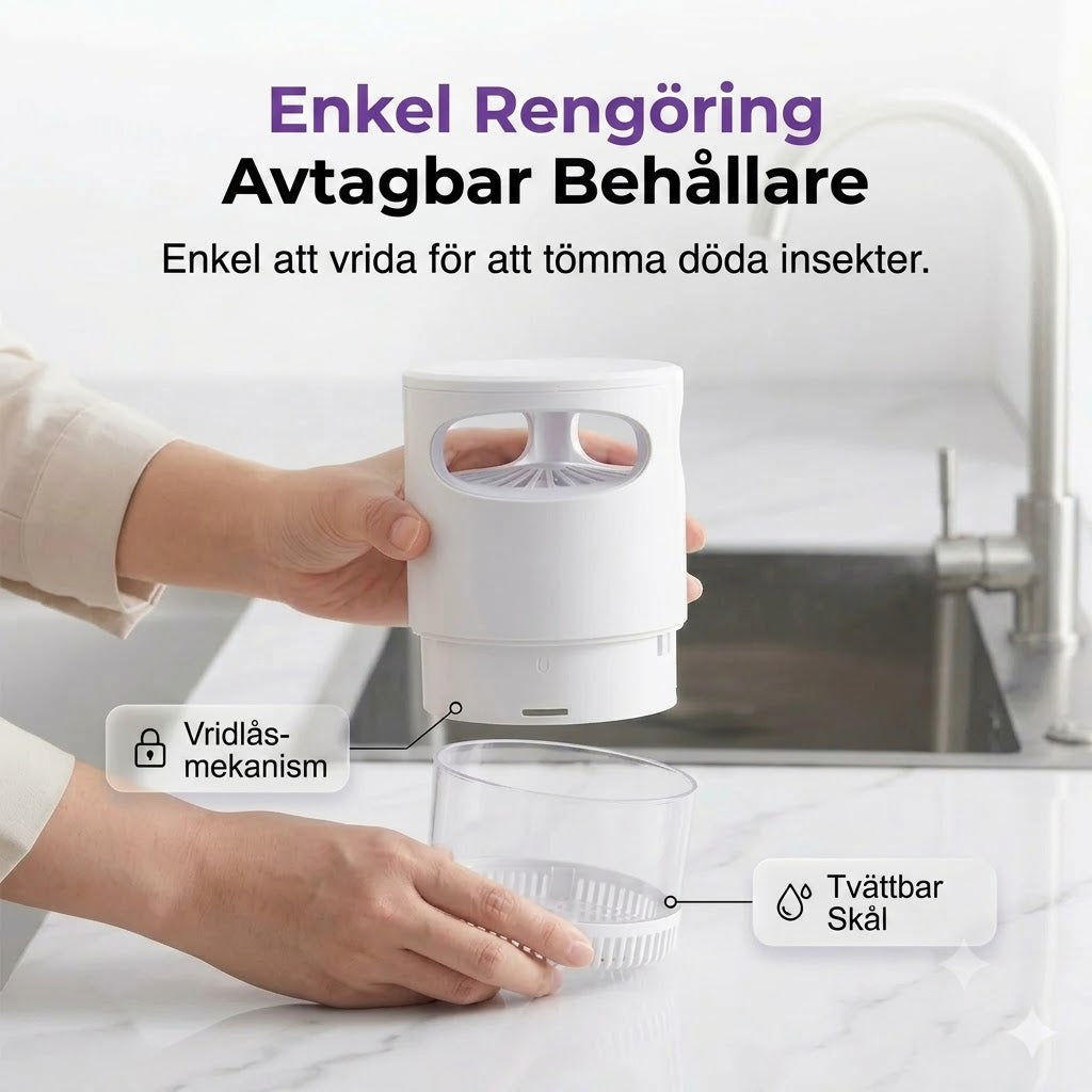 UV-mygglampa – USB-driven, kemikaliefri, ultratyst