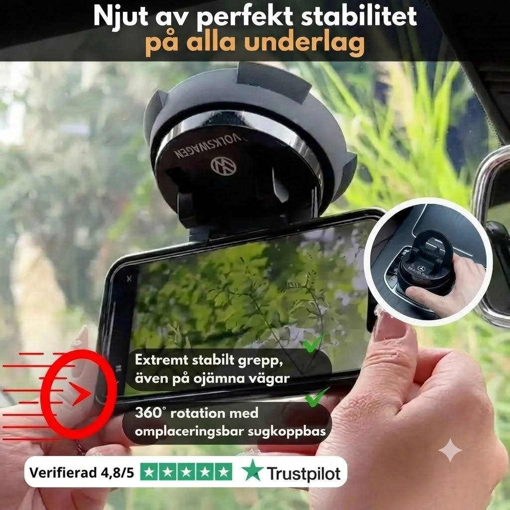T80 Pro personlig roterbar mobilhållare för bilen