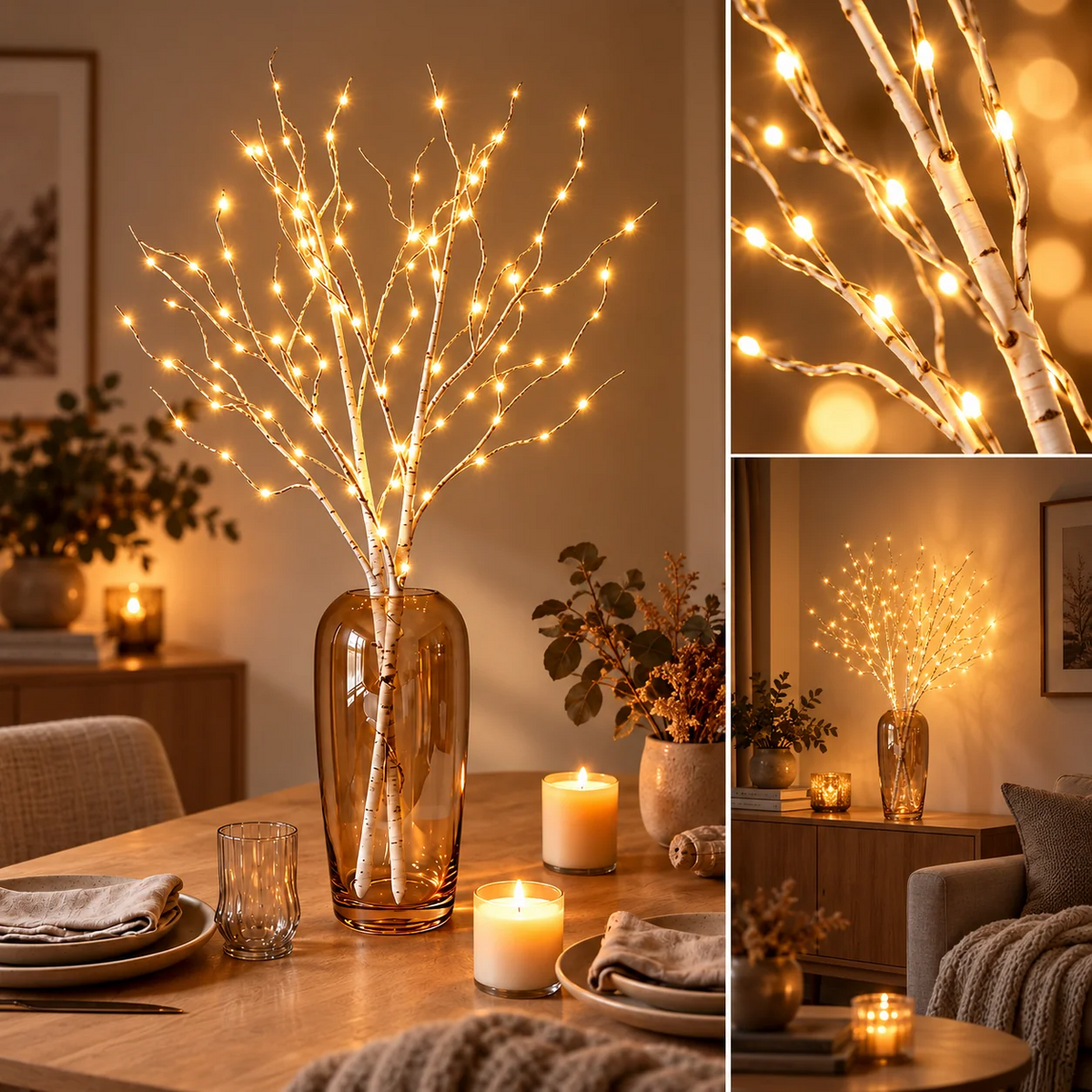 LumiBranch batteridrivna LED-dekorationsgrenar