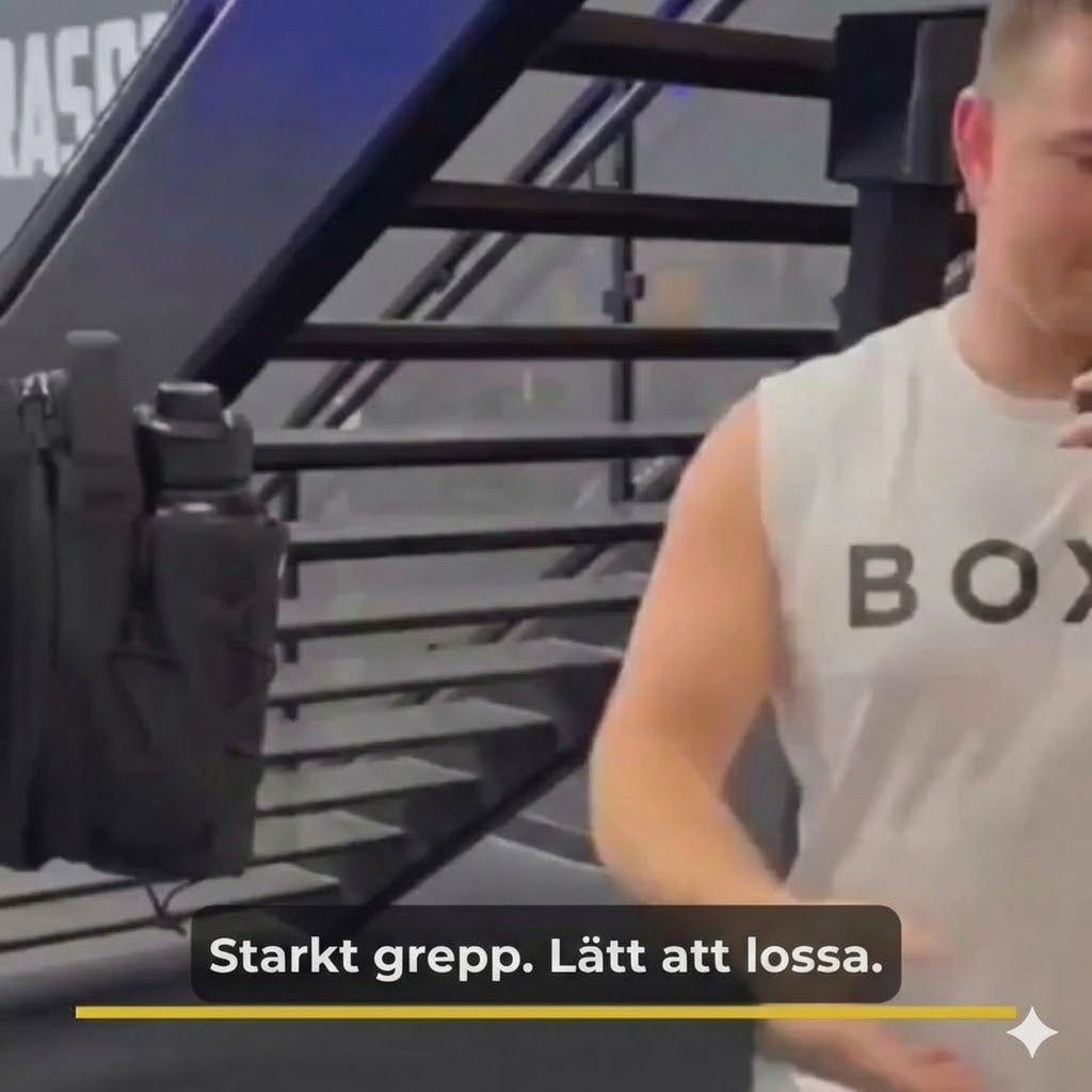 Magnetisk fitnessväska