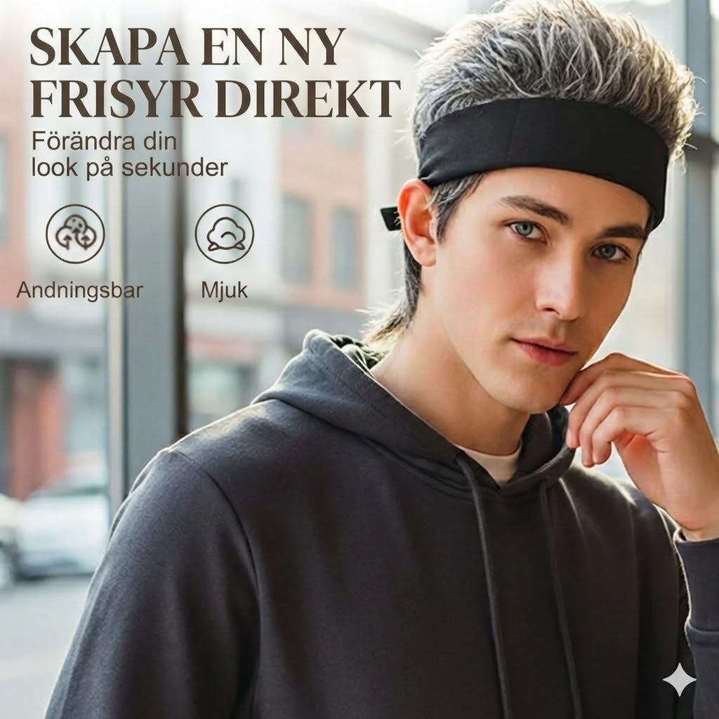 Unisex hiphop-stil perukmössa