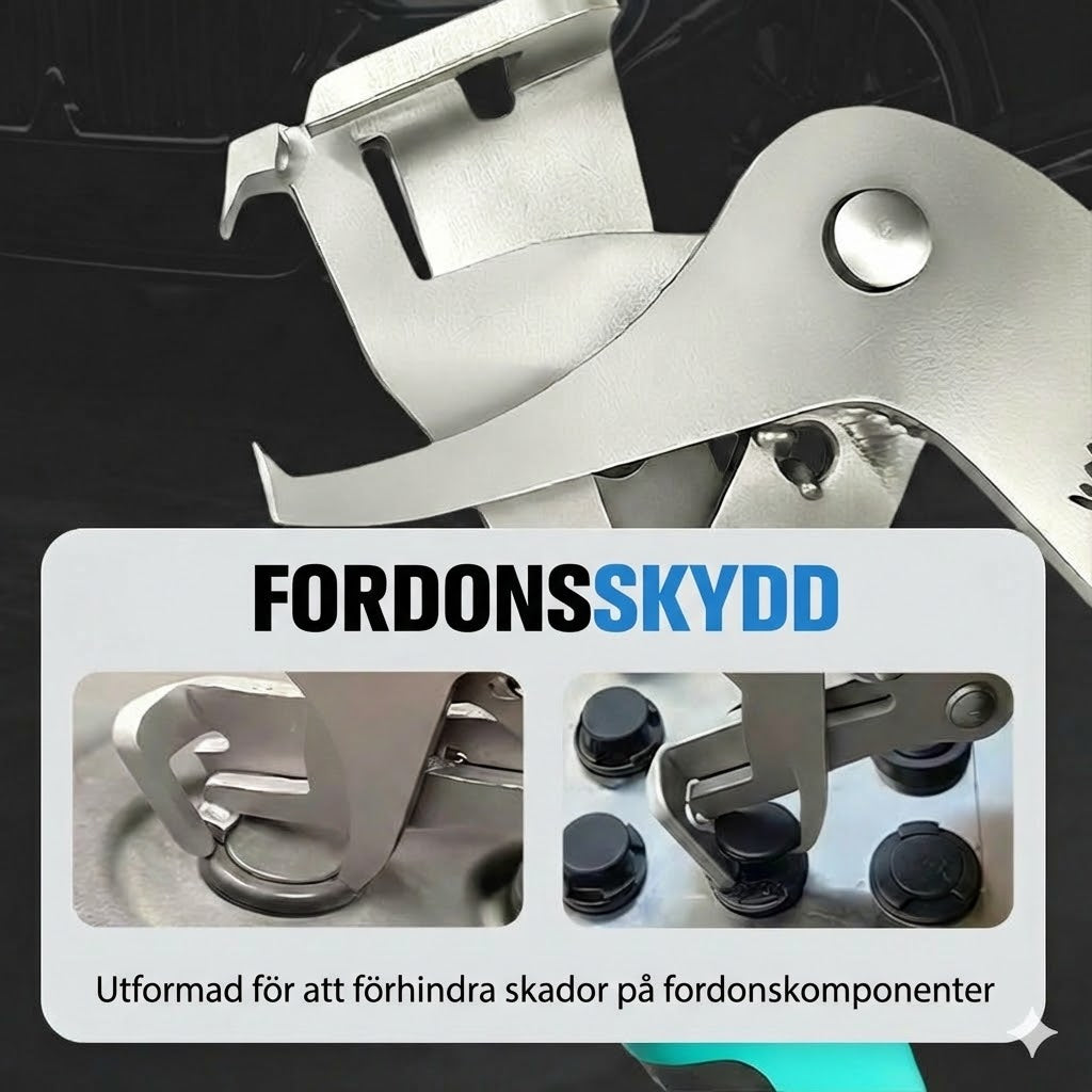 Tång för bilplastclips