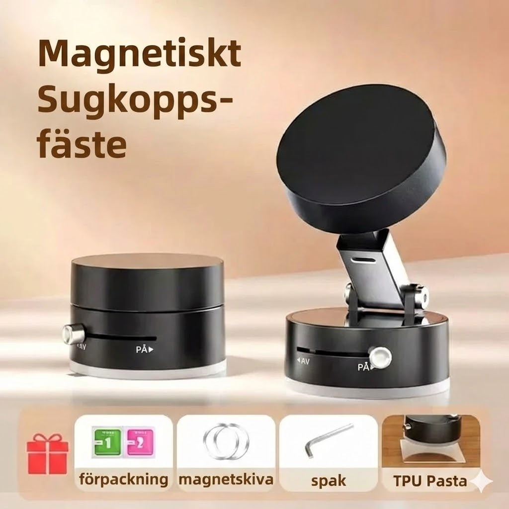 Hopvikbar bärbar magnetisk mobilhållare