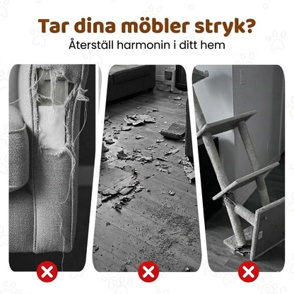 2-i-1 klösbräda i sisal för katter