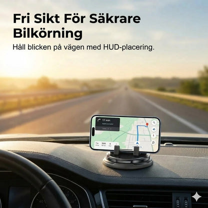 360° roterande telefonhållare för instrumentbrädan
