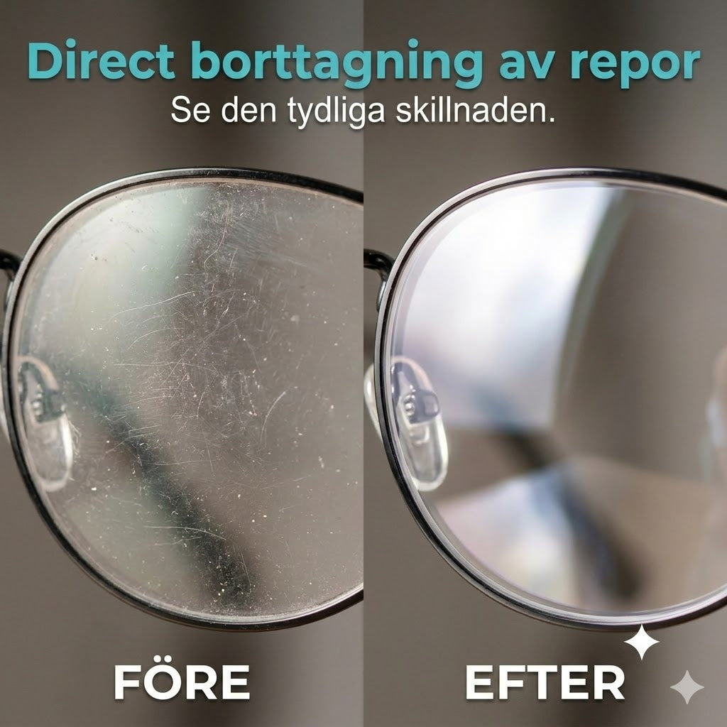 Professionell linsreparationsspray – Återställer ursprunglig klarhet