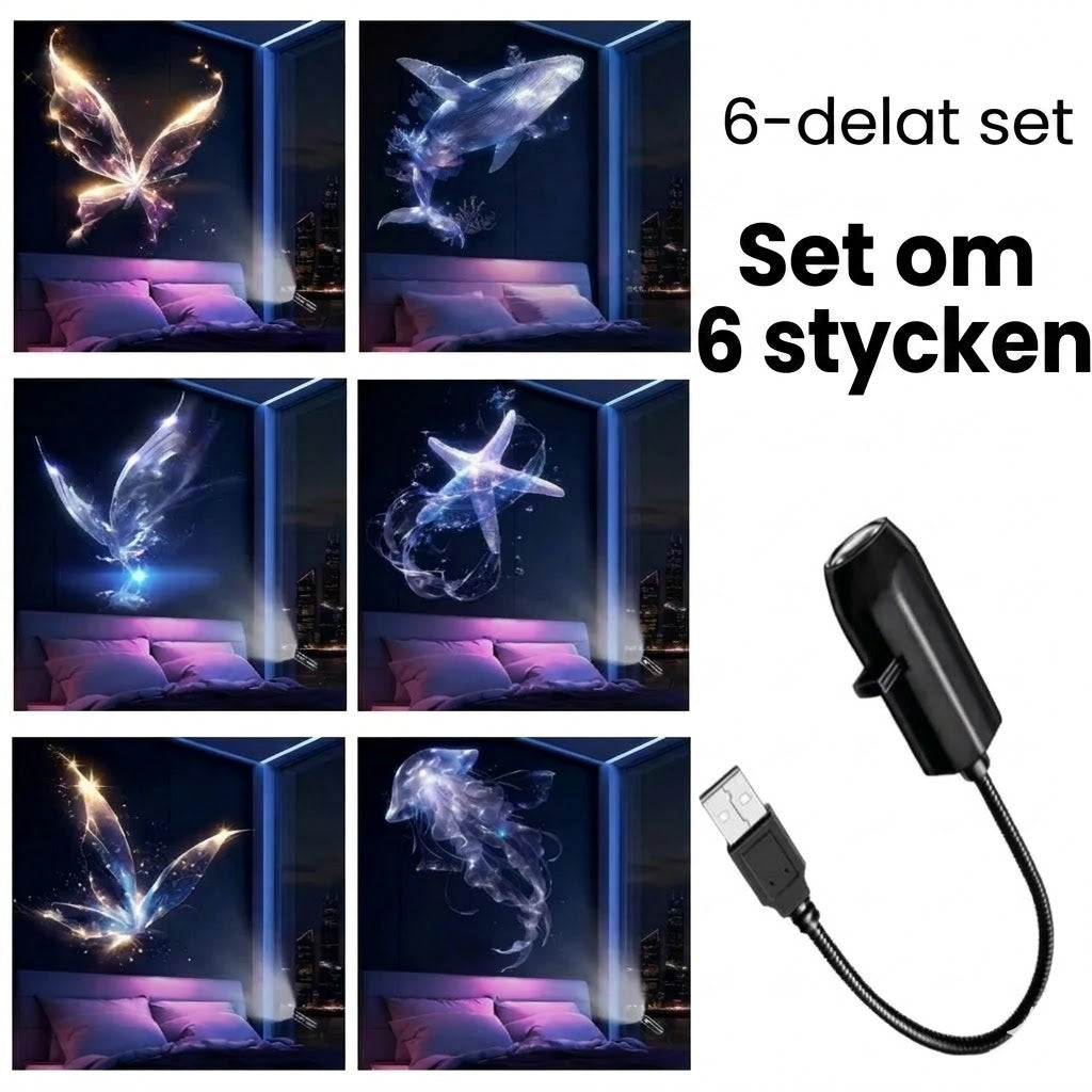 Plug & Play HD-stjärnprojektor