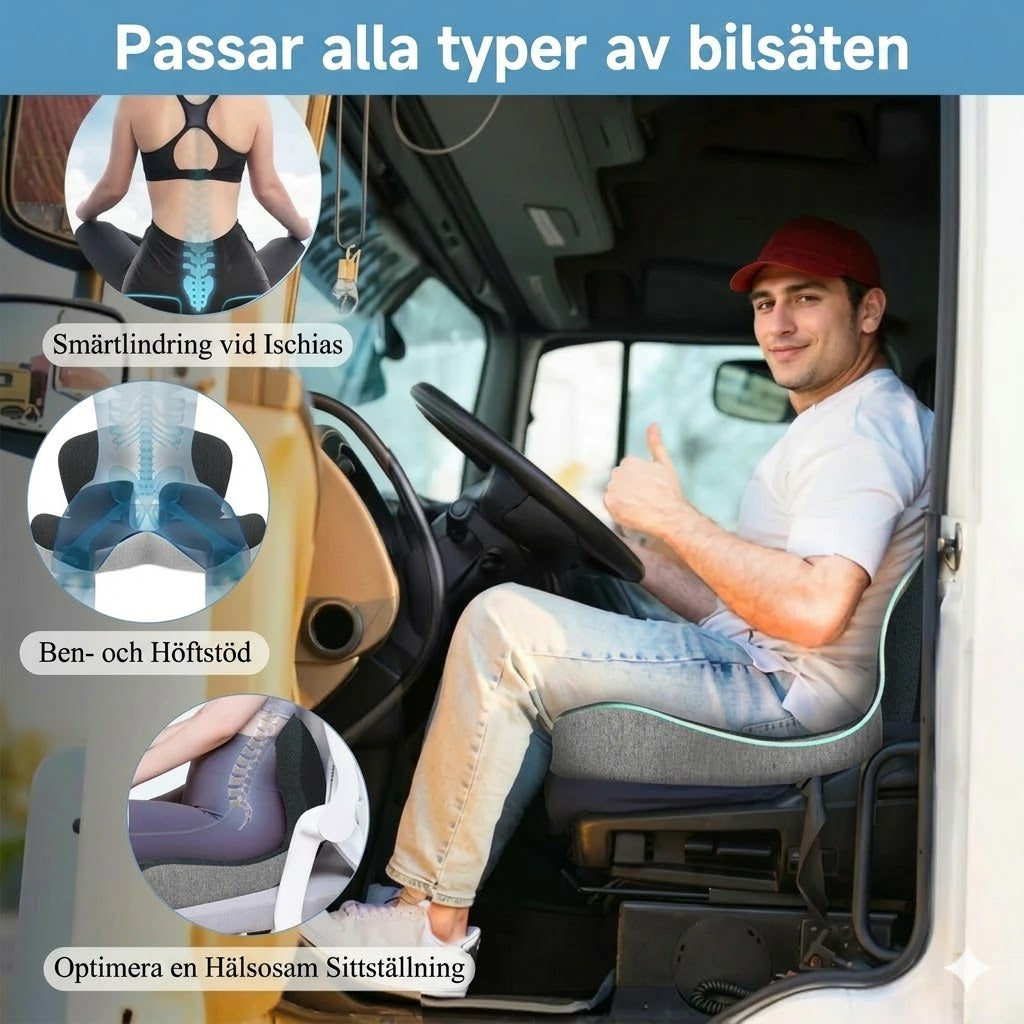 Halkfri sittdyna i trögskum