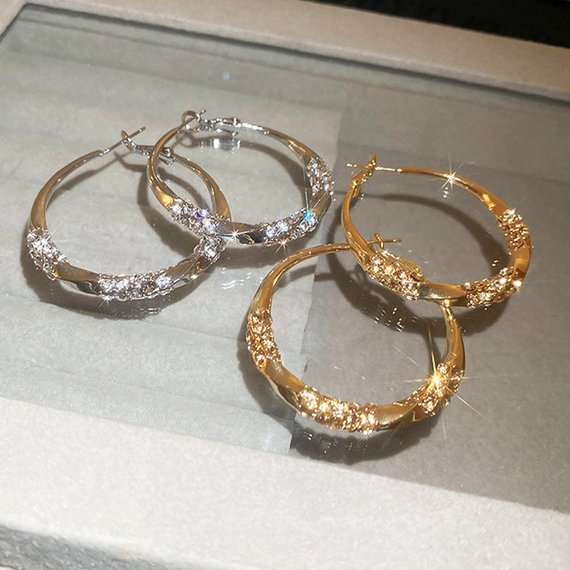 Zirkonia Elegance Circle Örhängen