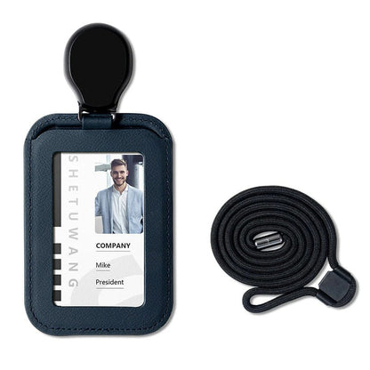 Utdragbar ID-korthållare med halsrem