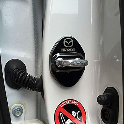 Skyddsskydd i metall till bildörrslås (4 st)