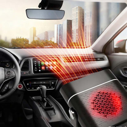 Universell 2-i-1-bilvärmare med roterande design