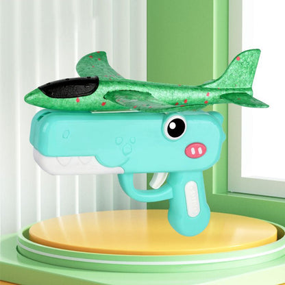 Dinosaurieflygplansutskjutningsleksak