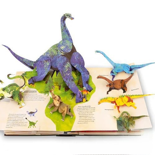 3D-uppslagsverk dinosaurier