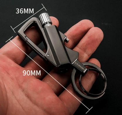 Nyckelring med flintsten