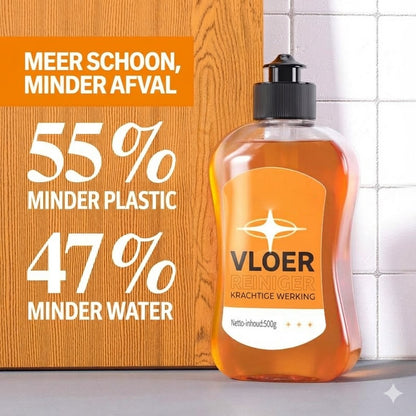 Koncentrerad golvrengöring: 99,9 % antibakteriell och omedelbar glans