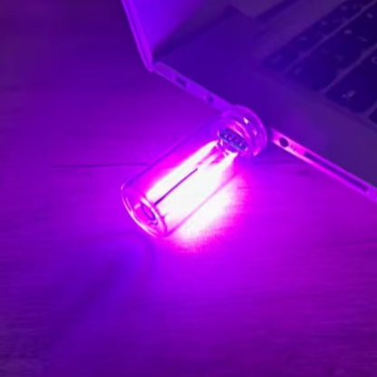 Bärbar pekkontroll Glasglob USB-nattlampa
