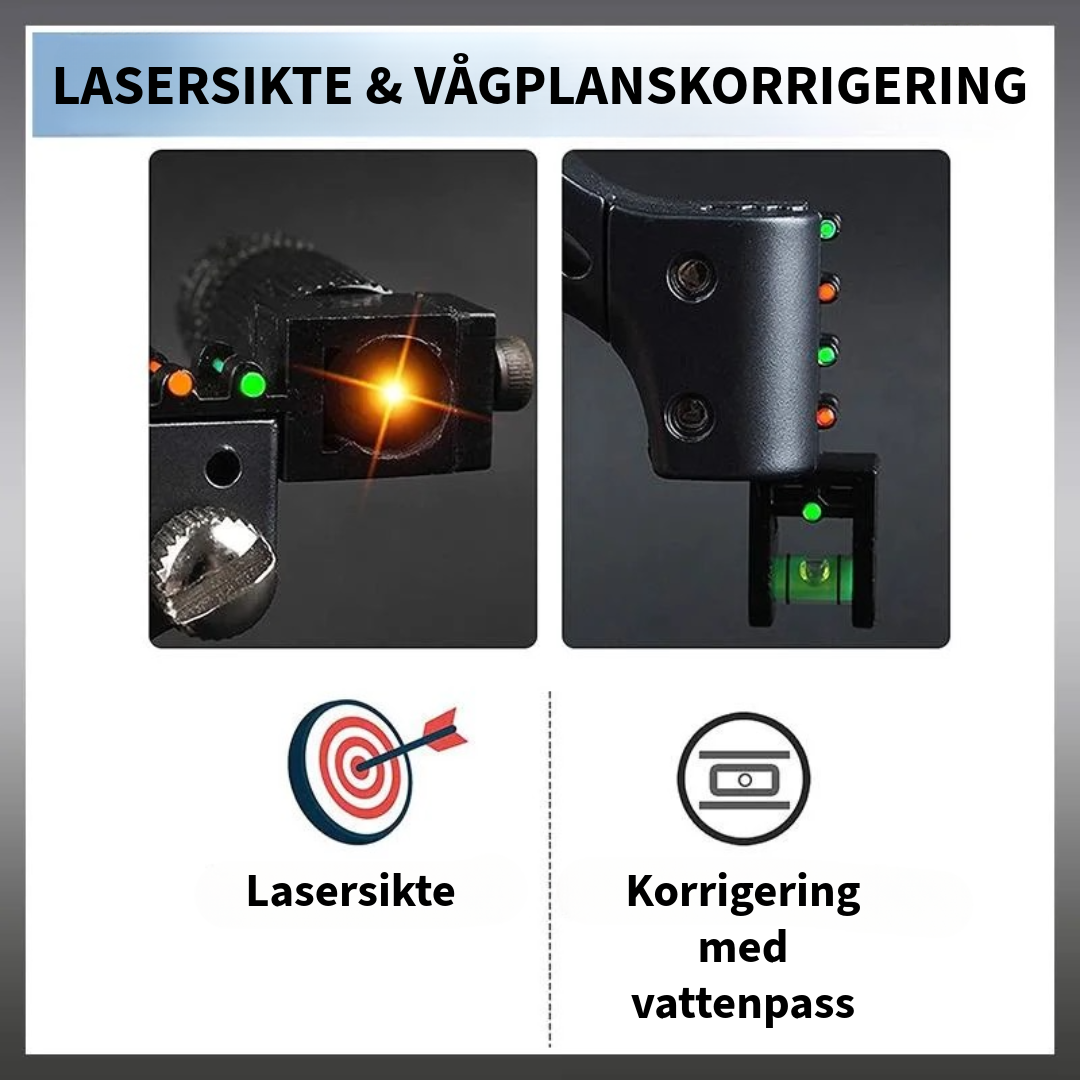 Professionell laser-slunga