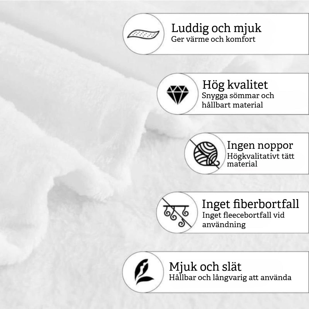 Mjuk Fleecefilt med Skräcktema