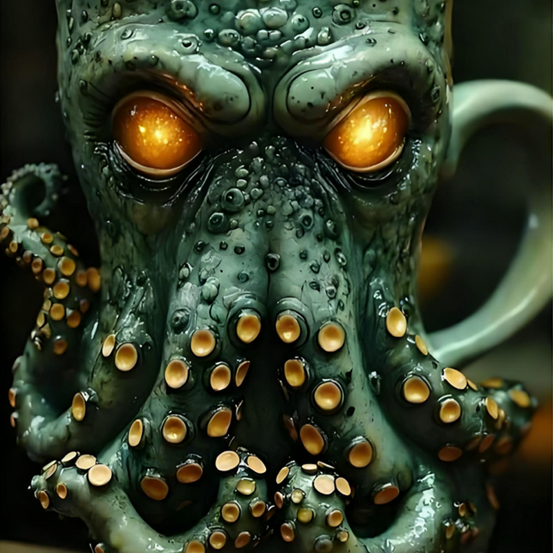 Kreativ mugg med 3D-design