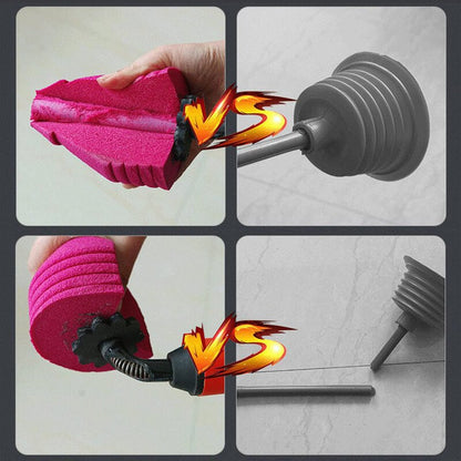 Högtryckstoalett rensar en skottvägg