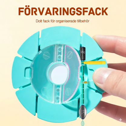 100M fiskelina med flöte