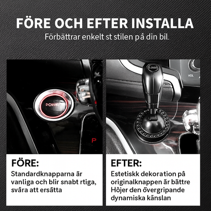 Startknapp med ett tryck för bil