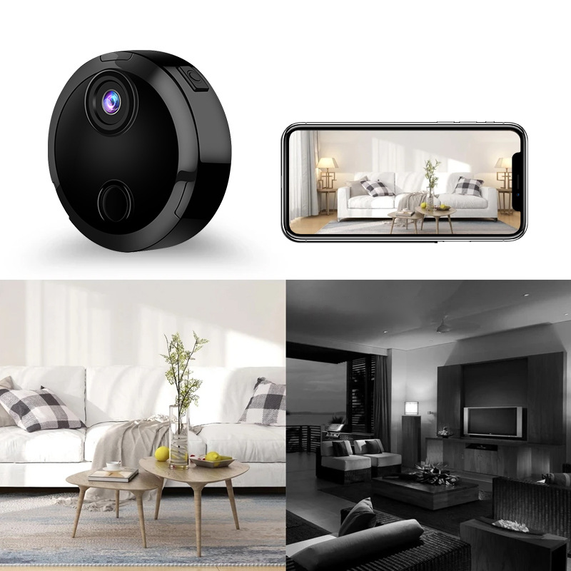 Trådlös WiFi-kamera med hög upplösning (1080P)