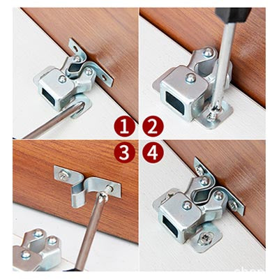 Rostfritt Push-to-Open-beslag: Starkt & Handtagslöst