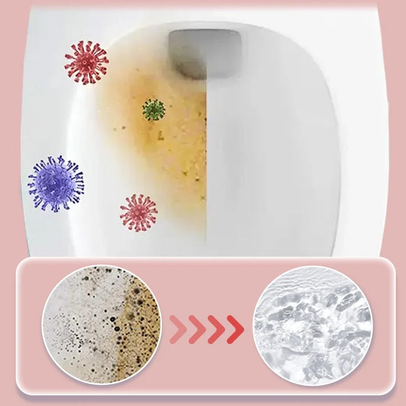 Effektiv toalettstolrengöring