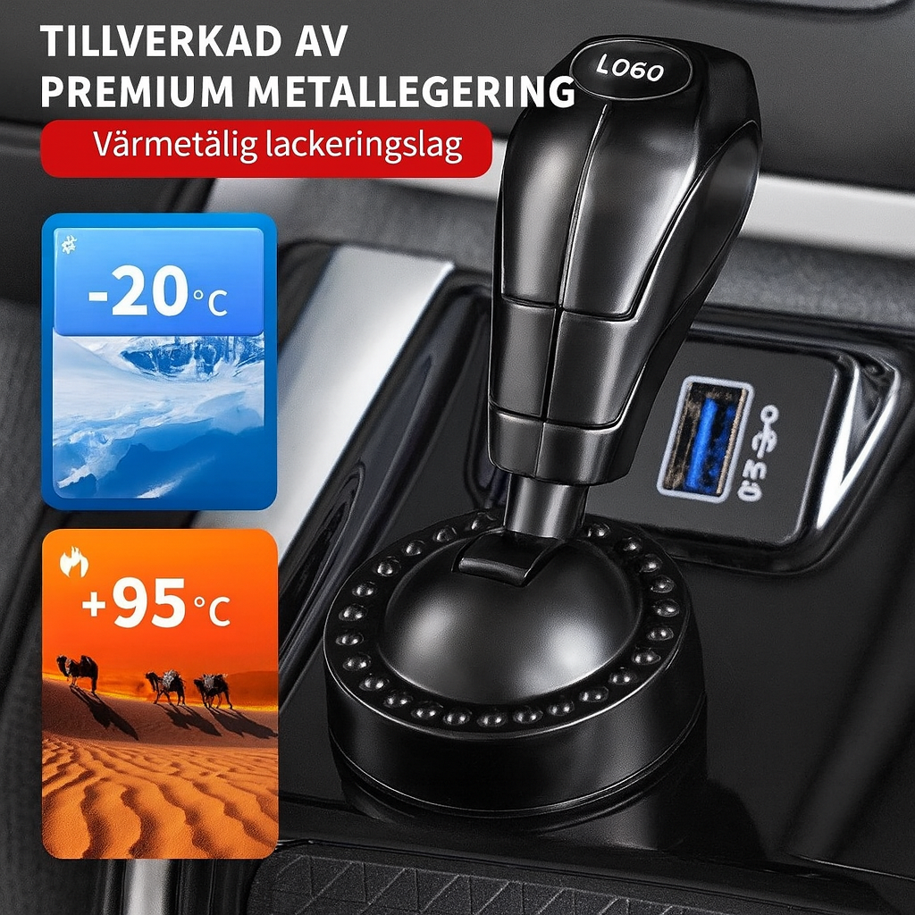Startknapp med ett tryck för bil