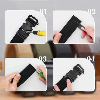 Starkt taktiskt nylonbälte för män