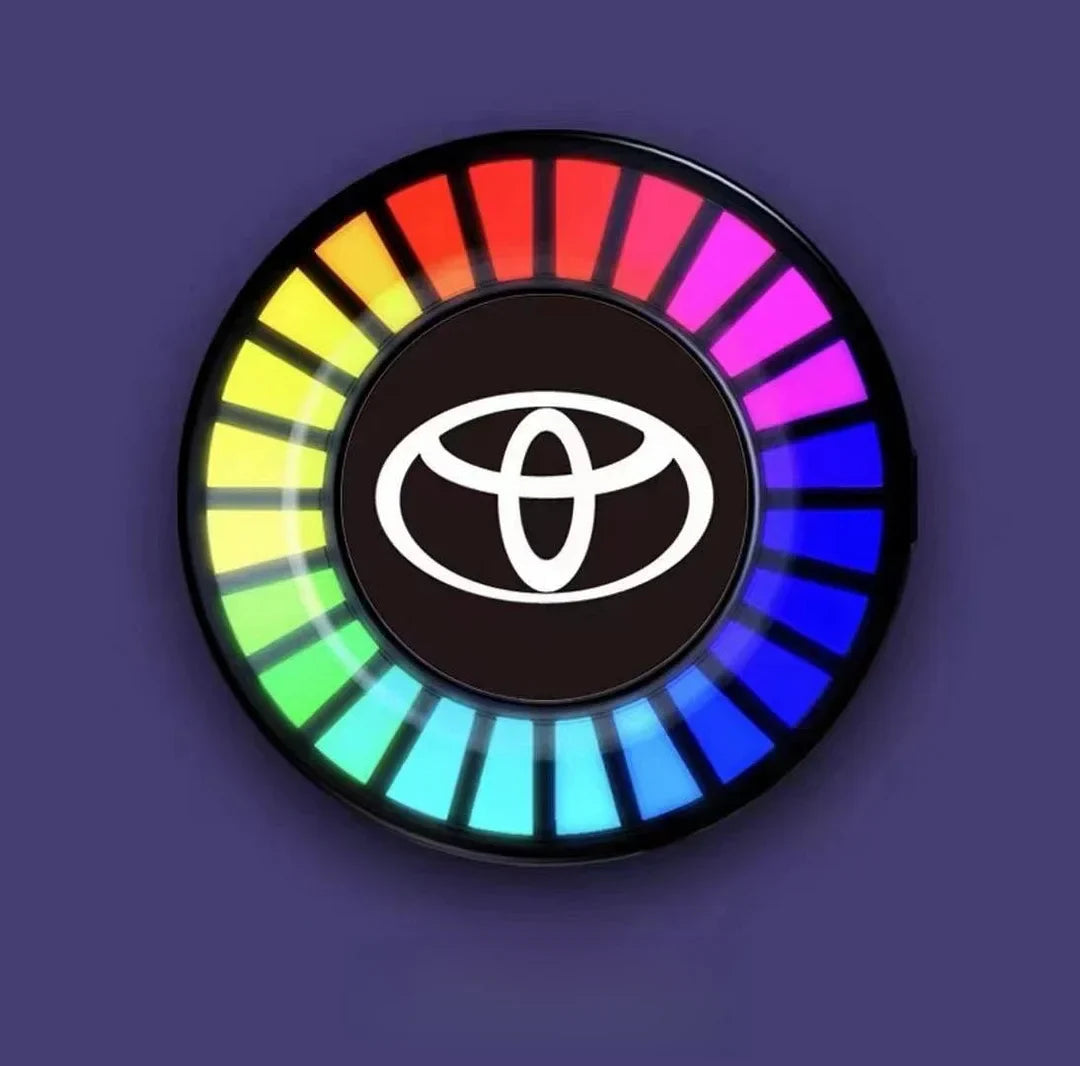 Musikalisk rytm LED-bilbelysning (med aromdiffusor)