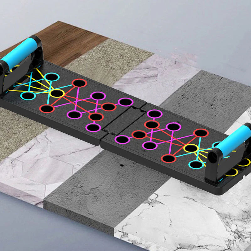 Hopfällbar och multifunktionell tyngdlyftningsbräda