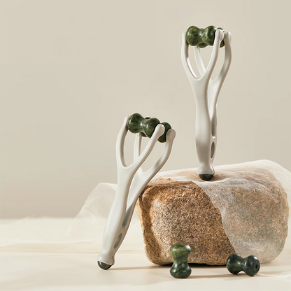 Massageset av natursten