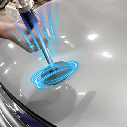 Kraftfull dubbel sugkopp för bucklor i bilen