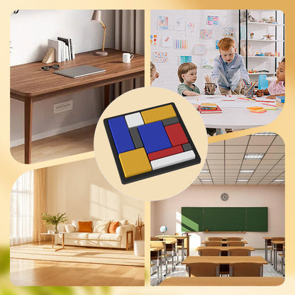 Färgglada logiska blockutmaning