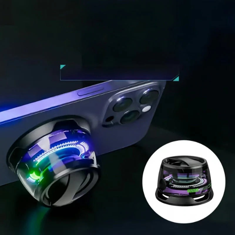 Kompakt och magnetiskt Bluetooth-högtalarset med LED-belysning