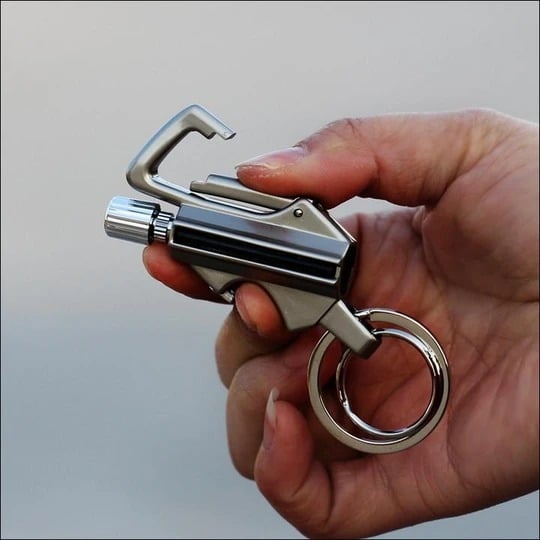 Nyckelring med flintsten