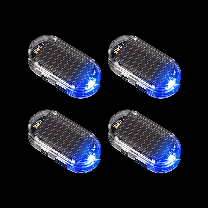 Soldriven säkerhetslampa för bil (2-pack)