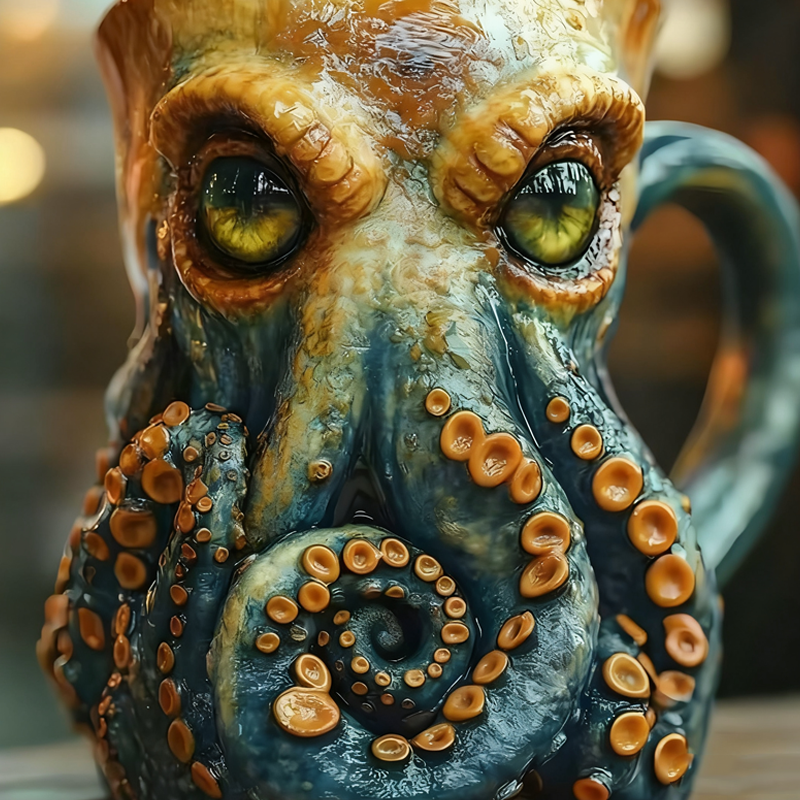 Kreativ mugg med 3D-design