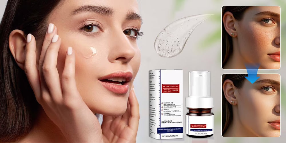 C-vitamin ljusande fräknar ansiktskräm