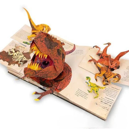 3D-uppslagsverk dinosaurier