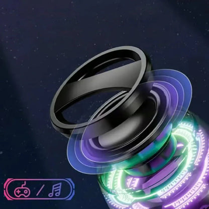 Kompakt och magnetiskt Bluetooth-högtalarset med LED-belysning
