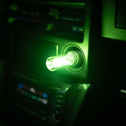 Bärbar pekkontroll Glasglob USB-nattlampa